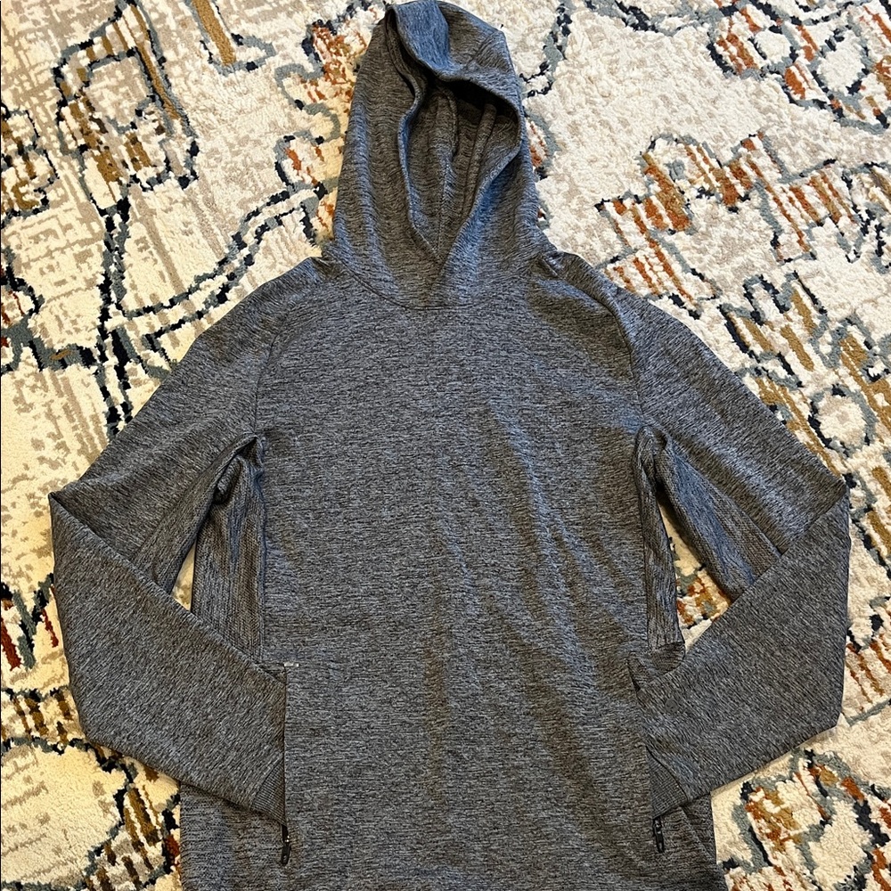 Lululemon Men's Gray Hoodie